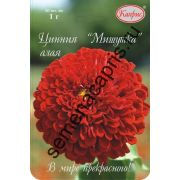 Цинния Мишутка Алая (Каприс) 1гр.