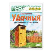 Удачный-биопрепарат для туалетов и ям 30г 1/40 (Б/И)
